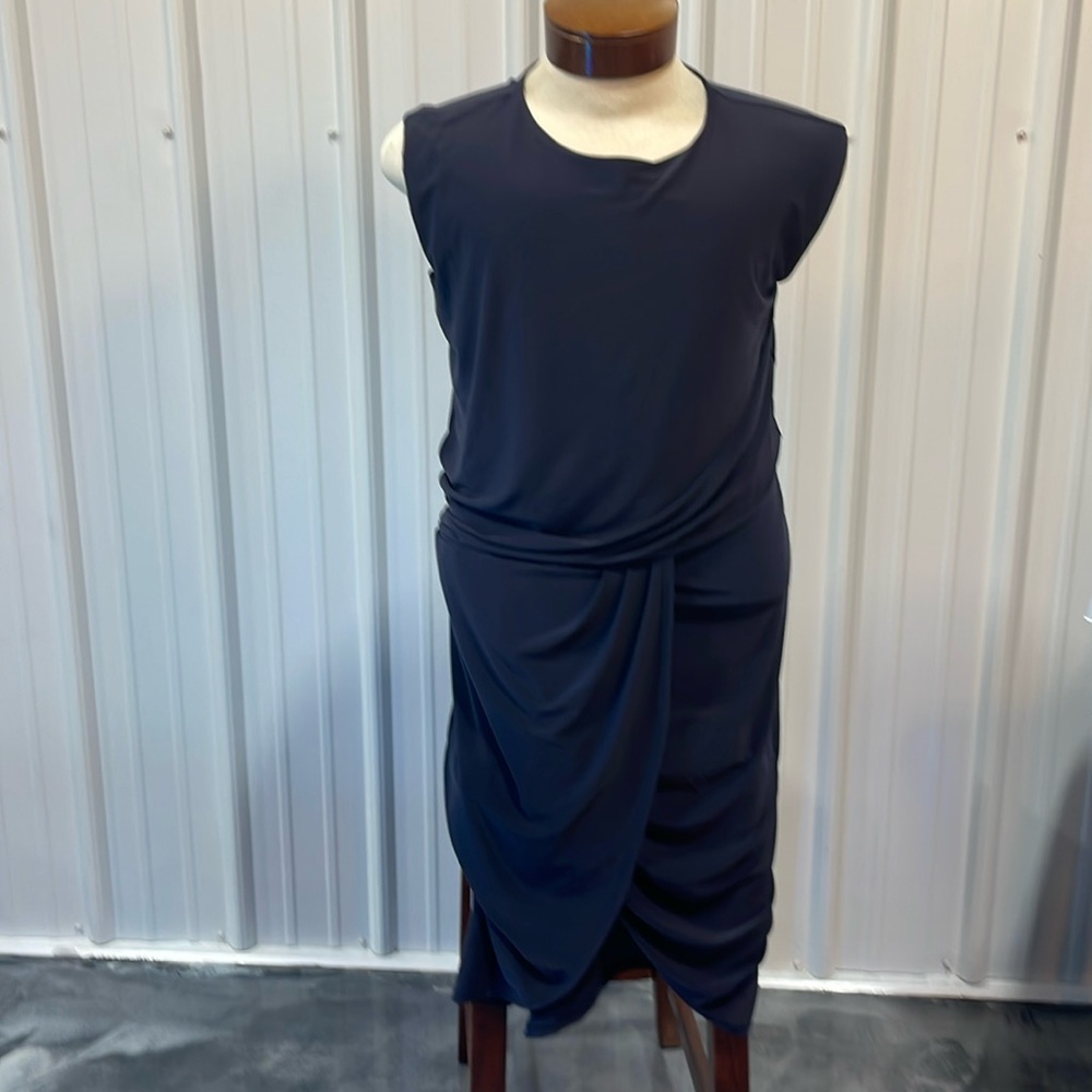 Express Navy Sleeveless Sheath Dress for Cocktail